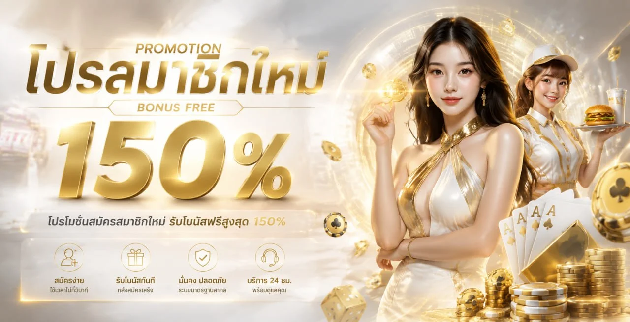 โปรโมชั่นสมาชิกใหม่ LUXPLAY777 รับโบนัสฝากแรก